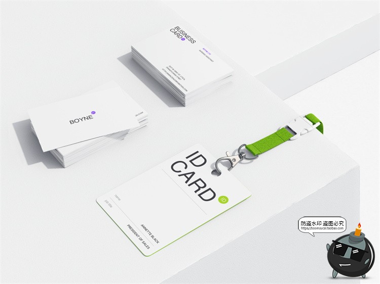 图片[1]-文创品牌形象VI应用文具包装作品贴图效果图展示PSD模板样机素材-设计猿