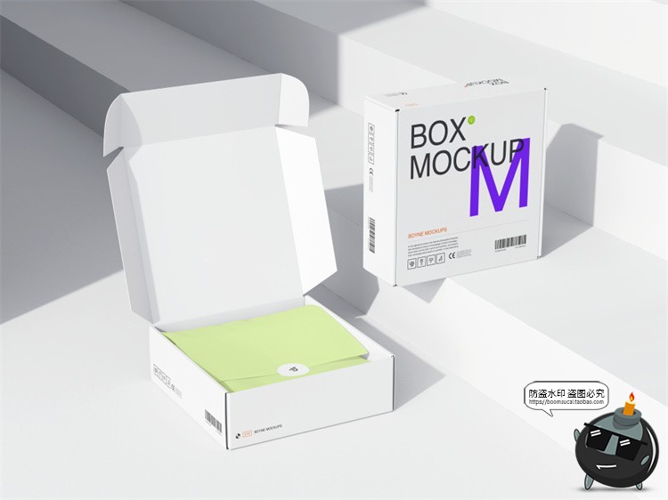 图片[3]-文创品牌形象VI应用文具包装作品贴图效果图展示PSD模板样机素材-设计猿