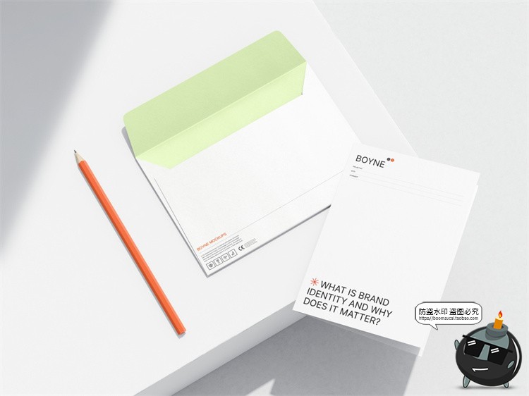 图片[4]-文创品牌形象VI应用文具包装作品贴图效果图展示PSD模板样机素材-设计猿
