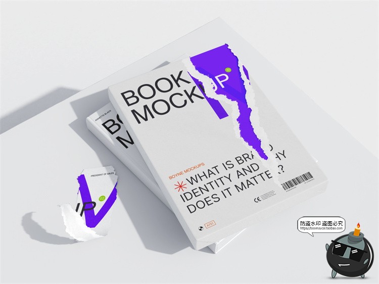 图片[12]-文创品牌形象VI应用文具包装作品贴图效果图展示PSD模板样机素材-设计猿