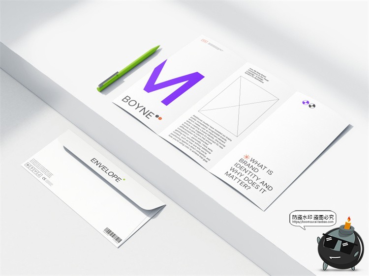 图片[15]-文创品牌形象VI应用文具包装作品贴图效果图展示PSD模板样机素材-设计猿