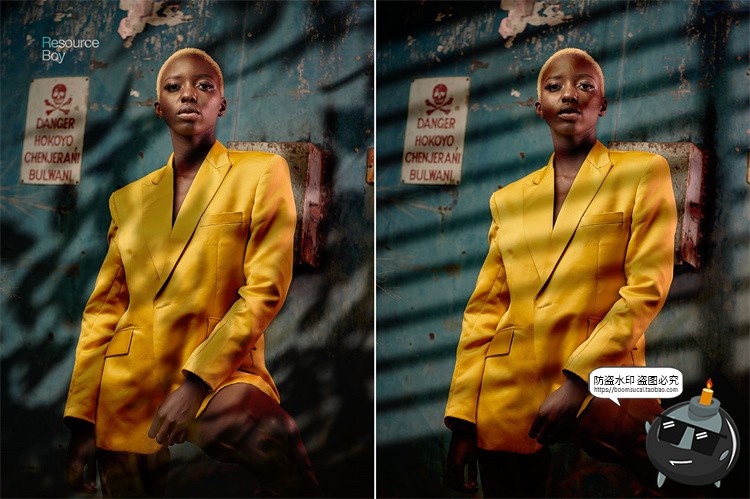 图片[3]-真实自然文艺光影窗格阳光阴投影暗角影子后期合成特效PS笔刷素材-设计猿