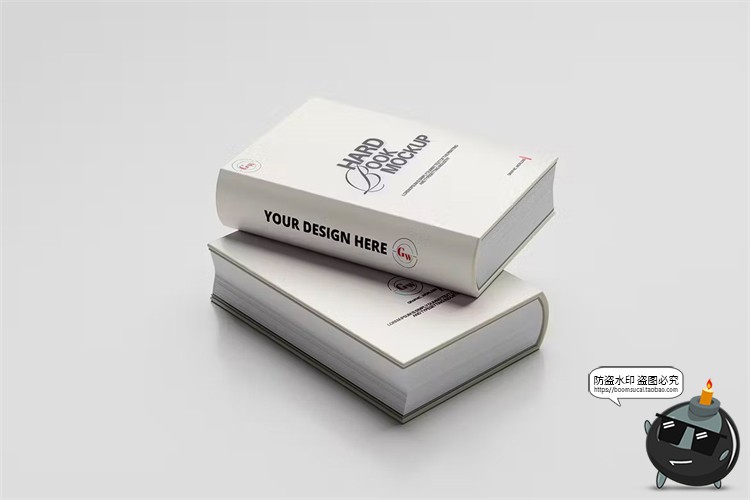 图片[2]-硬面书籍书本厚字典封面内页展示模型贴图样机展示PSD模板PS素材-设计猿