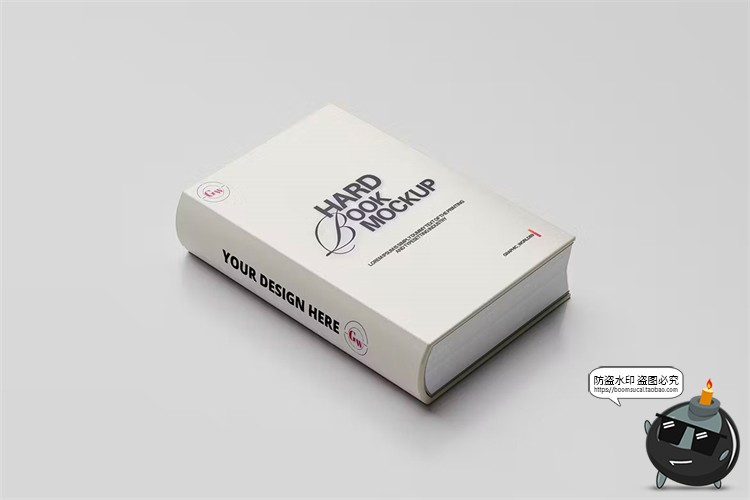 图片[5]-硬面书籍书本厚字典封面内页展示模型贴图样机展示PSD模板PS素材-设计猿