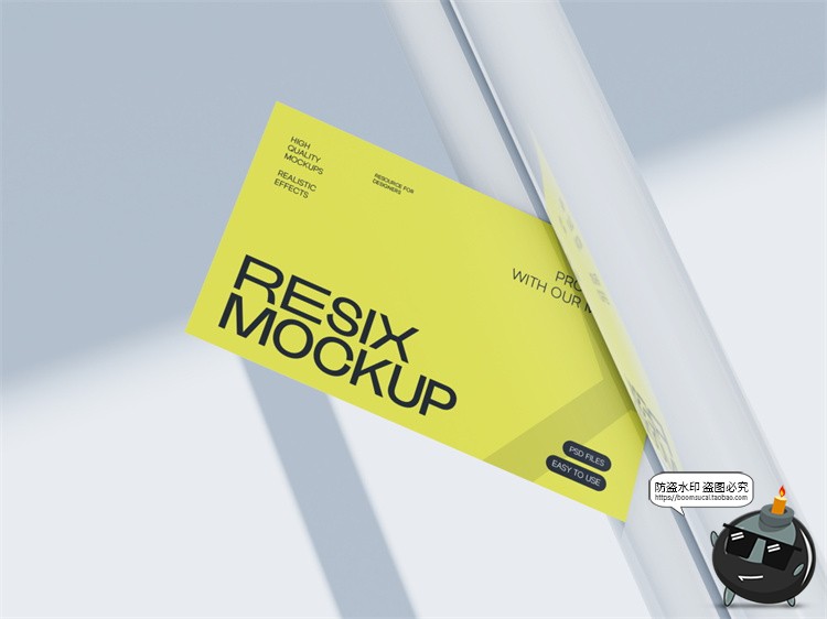 图片[6]-品牌形象文创VI数码文具导视提案作品展示效果图PSD模板样机素材-设计猿