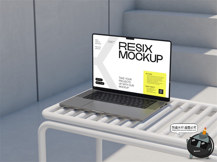 图片[9]-品牌形象文创VI数码文具导视提案作品展示效果图PSD模板样机素材-设计猿