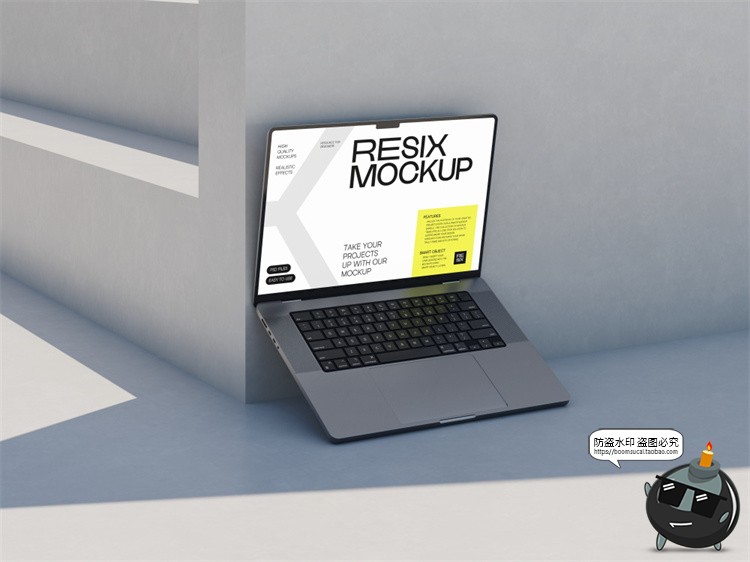 图片[12]-品牌形象文创VI数码文具导视提案作品展示效果图PSD模板样机素材-设计猿