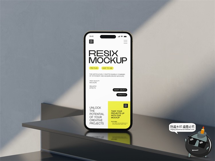 图片[14]-品牌形象文创VI数码文具导视提案作品展示效果图PSD模板样机素材-设计猿