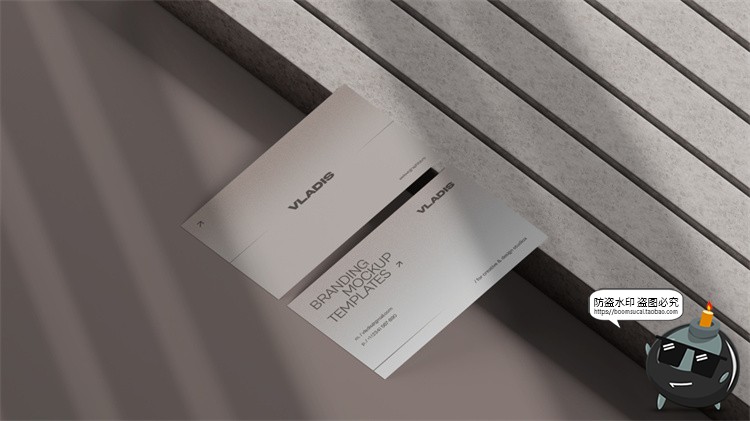 图片[11]-商务品牌VI提案办公文具A4纸名片笔记簿展示贴图PSD模板样机素材-设计猿