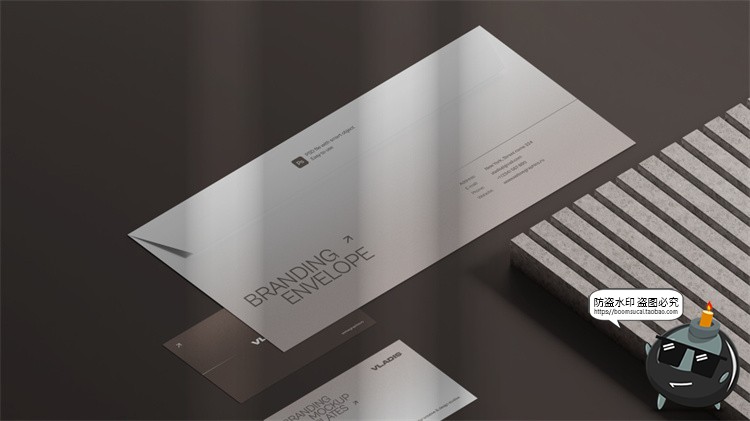 图片[17]-商务品牌VI提案办公文具A4纸名片笔记簿展示贴图PSD模板样机素材-设计猿