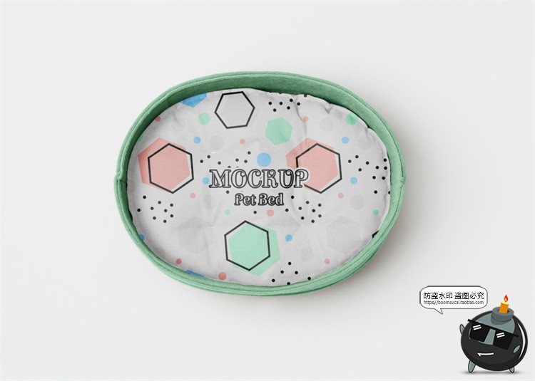 图片[13]-宠物用品猫窝狗窝睡窝logo印花效果图vi提案展示贴图样机PSD素材-设计猿