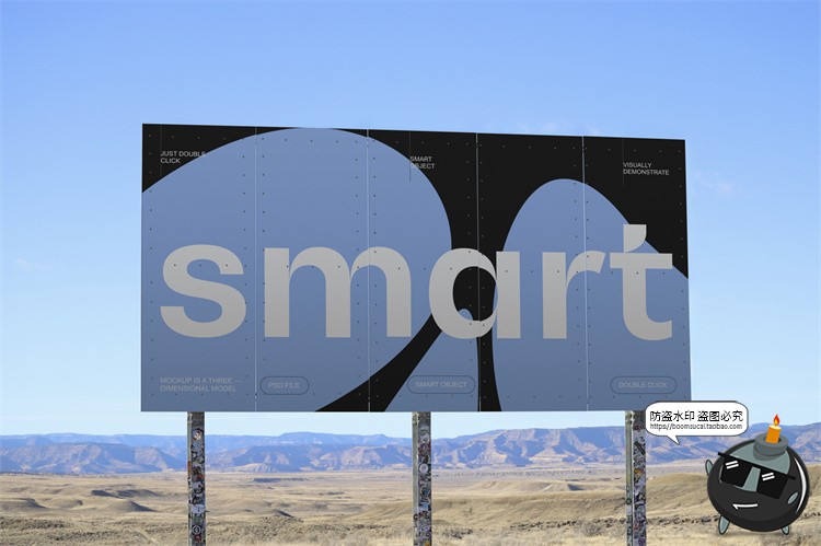 图片[2]-户外招贴灯箱LED屏幕广告海报街拍场景展示效果图PSD模板样机素材-设计猿