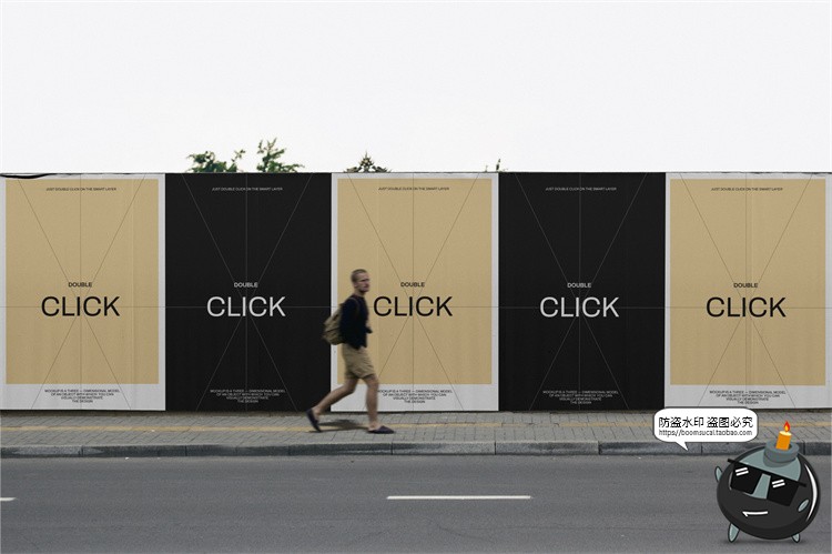 图片[7]-户外招贴灯箱LED屏幕广告海报街拍场景展示效果图PSD模板样机素材-设计猿