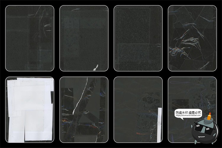 图片[2]-复古做旧胶带撕纸拼贴怀旧粗糙肌理抽象海报背景底纹JPG图片素材-设计猿