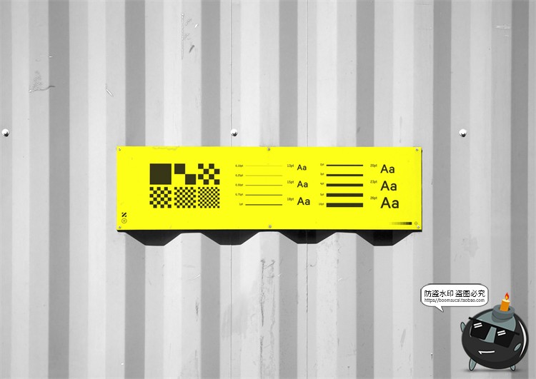 图片[4]-施工建筑工地建设工程招贴海报品牌VI应用提案样机PSD模板PS素材-设计猿