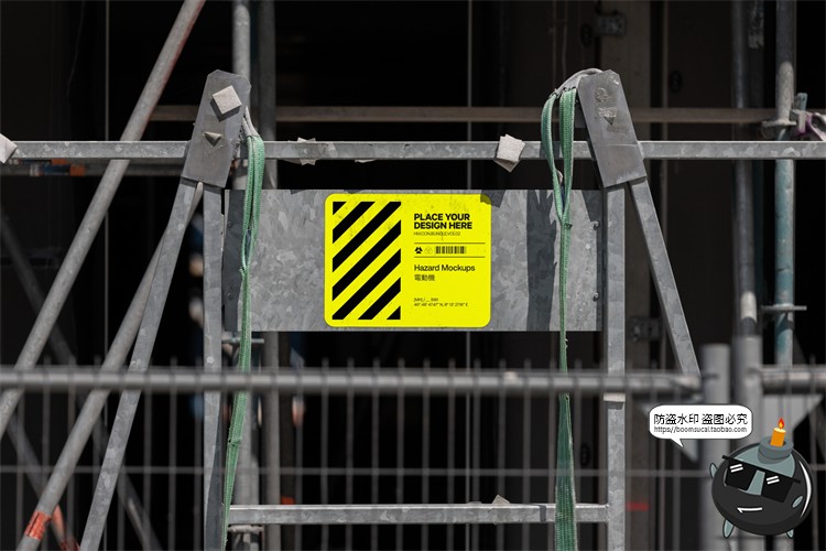 图片[6]-施工建筑工地建设工程招贴海报品牌VI应用提案样机PSD模板PS素材-设计猿