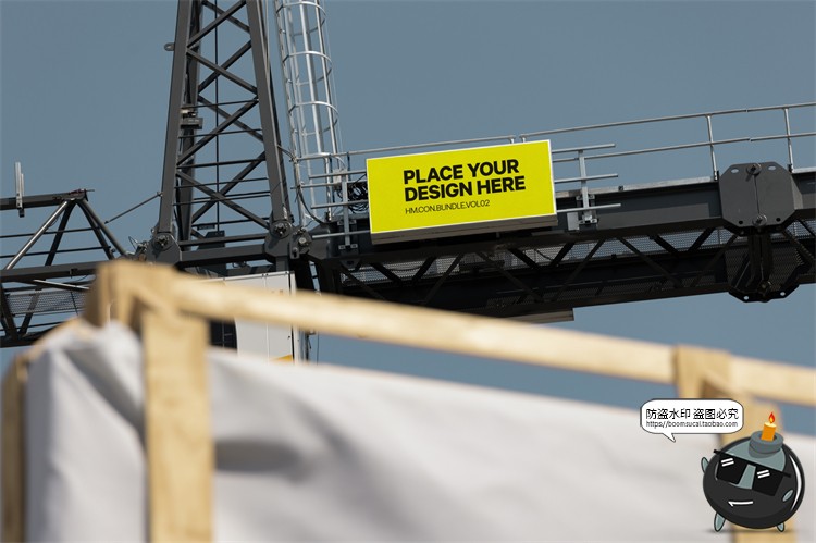 图片[11]-施工建筑工地建设工程招贴海报品牌VI应用提案样机PSD模板PS素材-设计猿