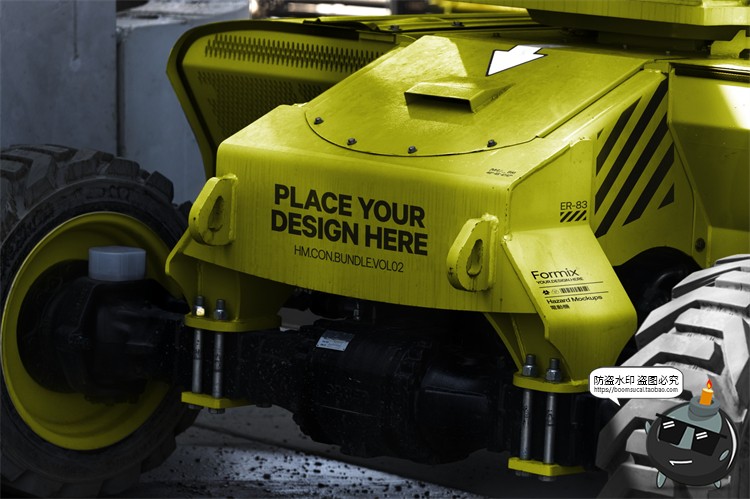 图片[12]-施工建筑工地建设工程招贴海报品牌VI应用提案样机PSD模板PS素材-设计猿