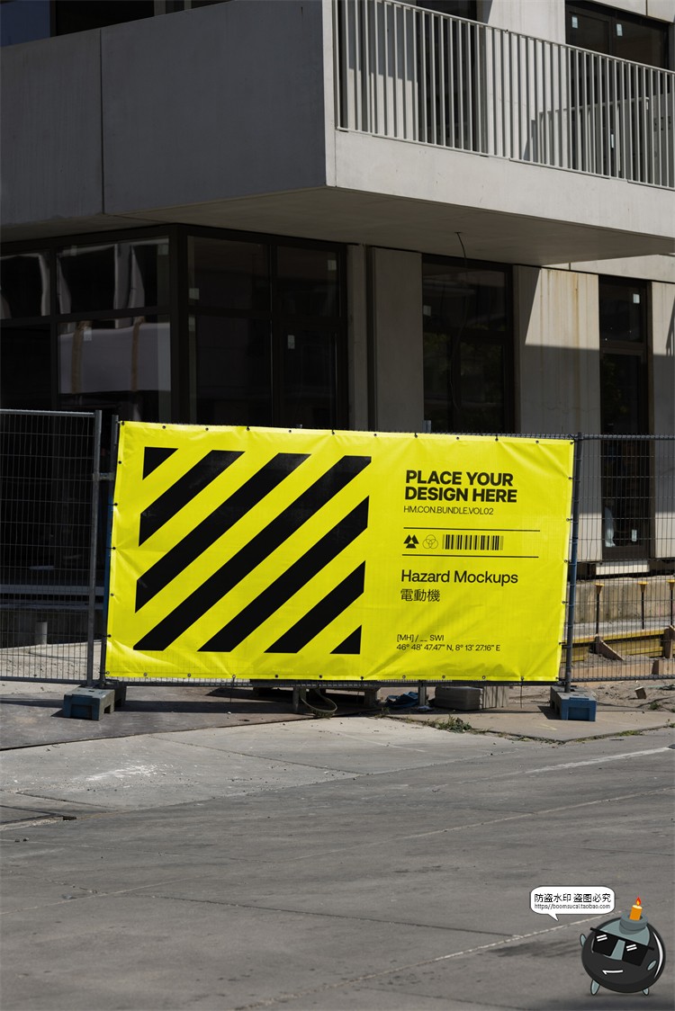 图片[13]-施工建筑工地建设工程招贴海报品牌VI应用提案样机PSD模板PS素材-设计猿