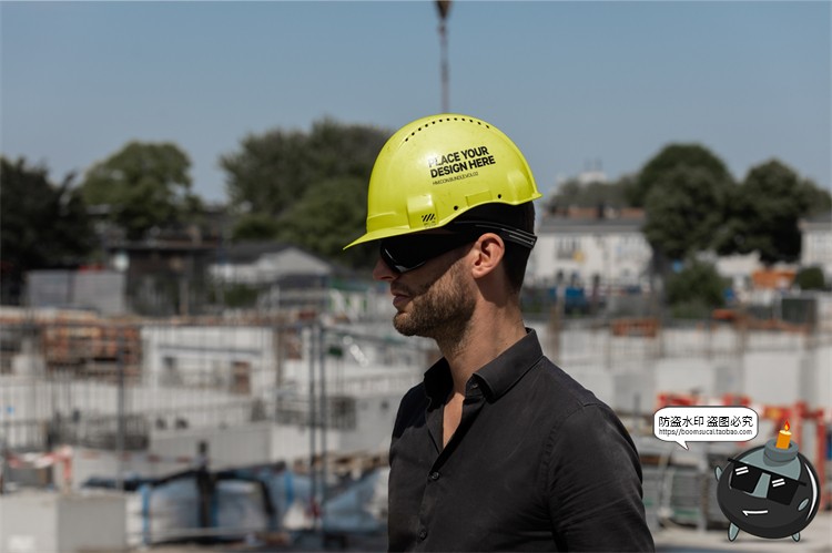 图片[14]-施工建筑工地建设工程招贴海报品牌VI应用提案样机PSD模板PS素材-设计猿