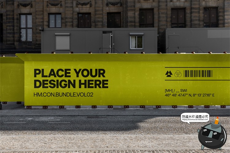 图片[18]-施工建筑工地建设工程招贴海报品牌VI应用提案样机PSD模板PS素材-设计猿