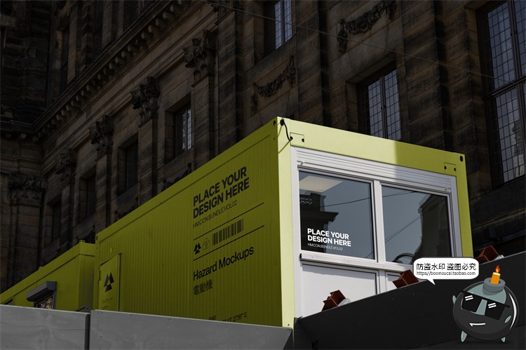 图片[22]-施工建筑工地建设工程招贴海报品牌VI应用提案样机PSD模板PS素材-设计猿