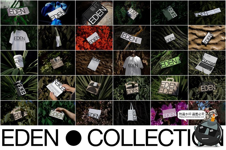 图片[1]-户外场景文创品牌VI应用包装名片T恤效果图展示样机PSD模板PS素材-设计猿