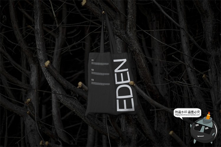 图片[2]-户外场景文创品牌VI应用包装名片T恤效果图展示样机PSD模板PS素材-设计猿