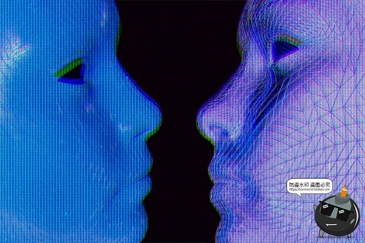 图片[6]-复古怀旧老照片做旧Crt显示失真后期特效滤镜样机PSD模板PS素材-设计猿