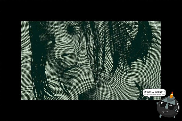 图片[6]-复古怀旧老照片雕刻矩阵雕刻纹理半色调噪点做旧特效样机PSD素材-设计猿