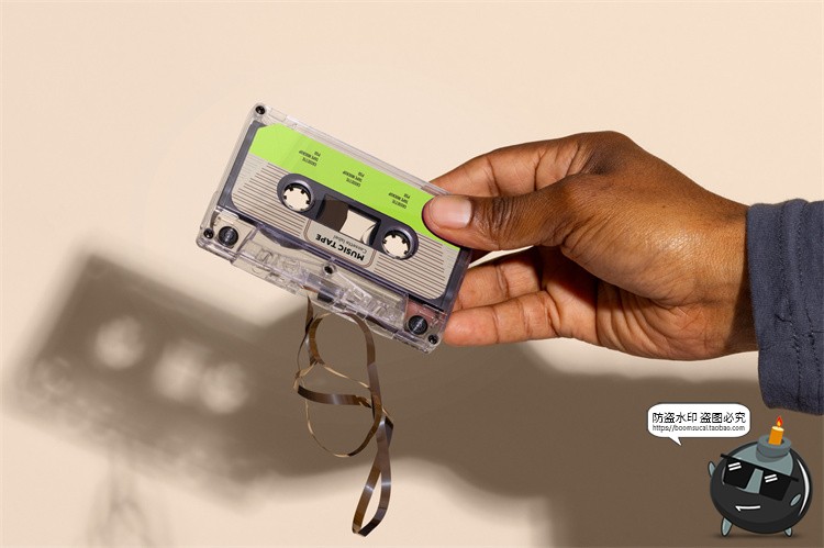 图片[4]-复古怀旧盒式磁带模型磁带贴纸包装贴图mockups样机PSD模板PS素材-设计猿