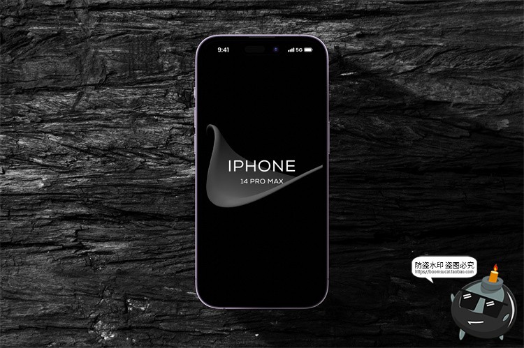 图片[7]-暗黑风iPhone 14 Pro Max手机屏幕演示效果图贴图样机PSD模板素材-设计猿