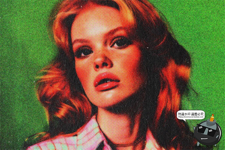 图片[5]-波普艺术复古做旧半色调噪点照片图像特效滤镜样机PSD模板PS素材-设计猿