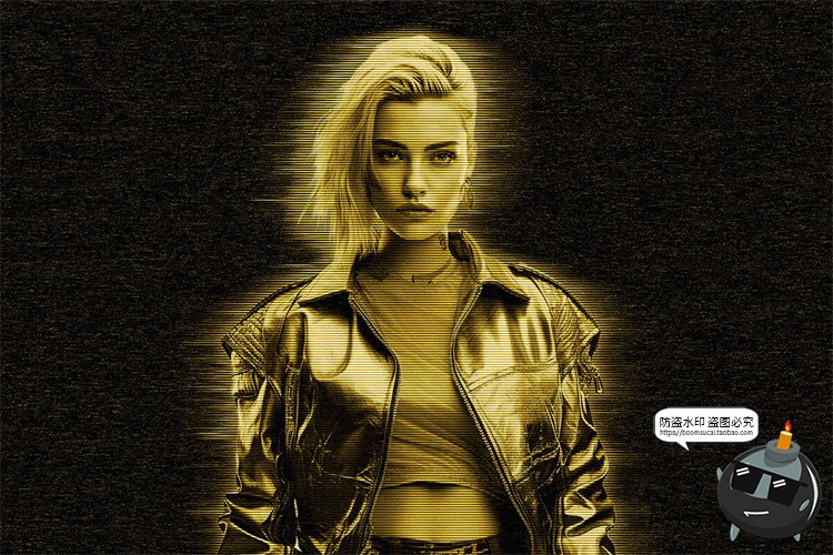 图片[3]-科幻未来照片图像赛博朋克全息影像失真扭曲鼓掌特效样机PSD素材-设计猿