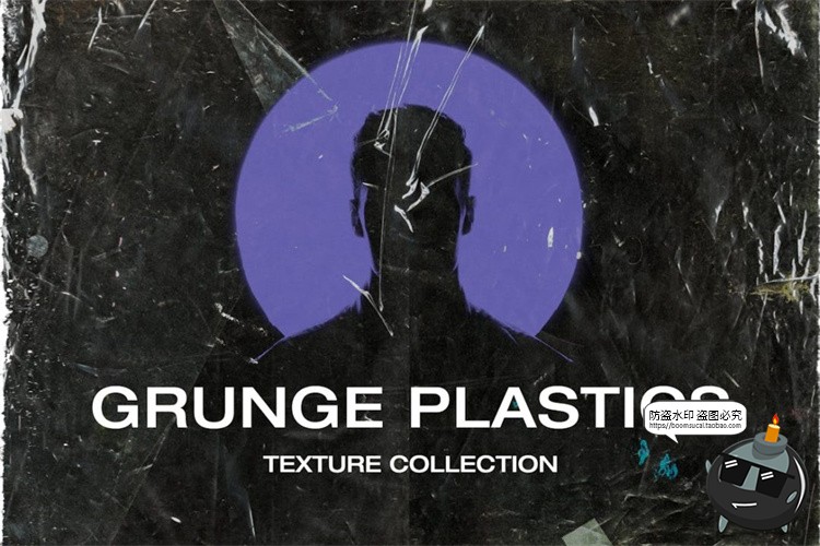 图片[1]-做旧褶皱撕裂痕迹污渍黑色塑料袋纹理JPG黑底背景图片叠加图素材-设计猿