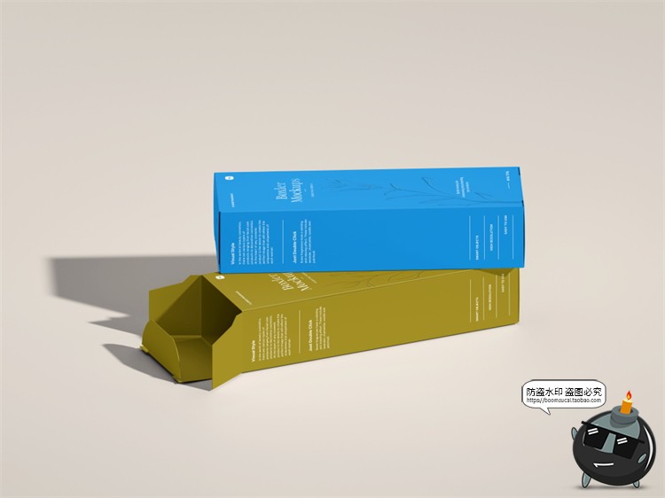 图片[6]-长条形盒子香水包装盒纸盒模型品牌logo印花贴图样机PSD模板素材-设计猿