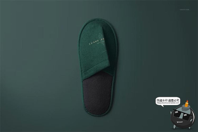 图片[6]-酒店用品宾馆居家一次性拖鞋包装设计展示效果图样机PSD模板素材-设计猿