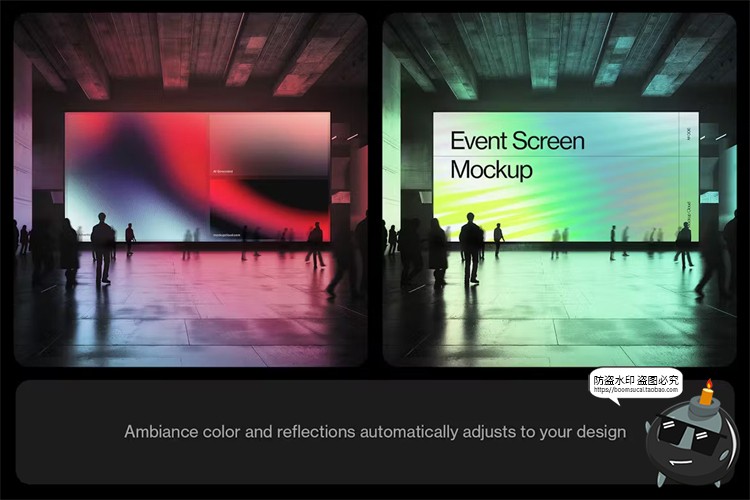 图片[5]-城市户外灯箱广告牌高铁地铁站海报街拍场景展示效果样机PSD素材-设计猿