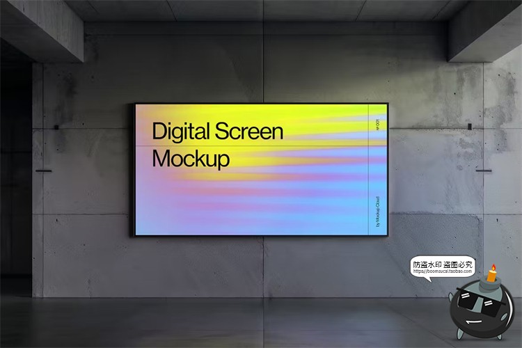 图片[11]-城市户外灯箱广告牌高铁地铁站海报街拍场景展示效果样机PSD素材-设计猿