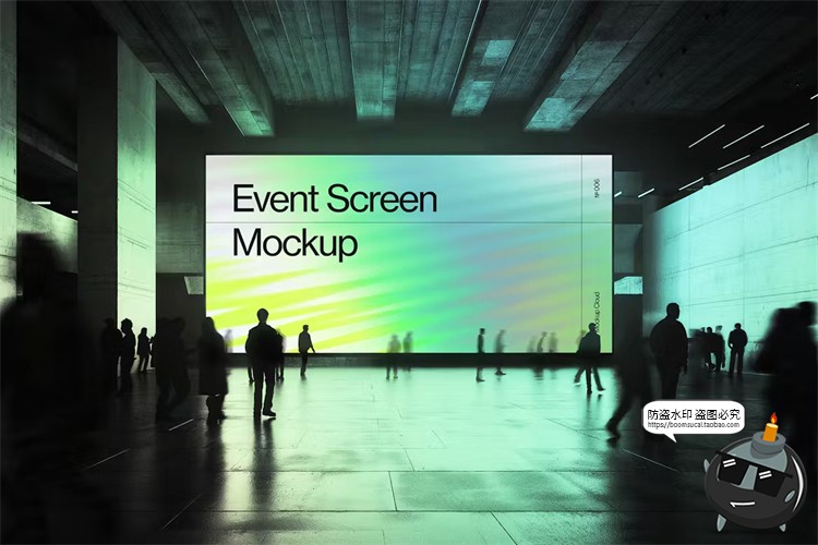 图片[13]-城市户外灯箱广告牌高铁地铁站海报街拍场景展示效果样机PSD素材-设计猿