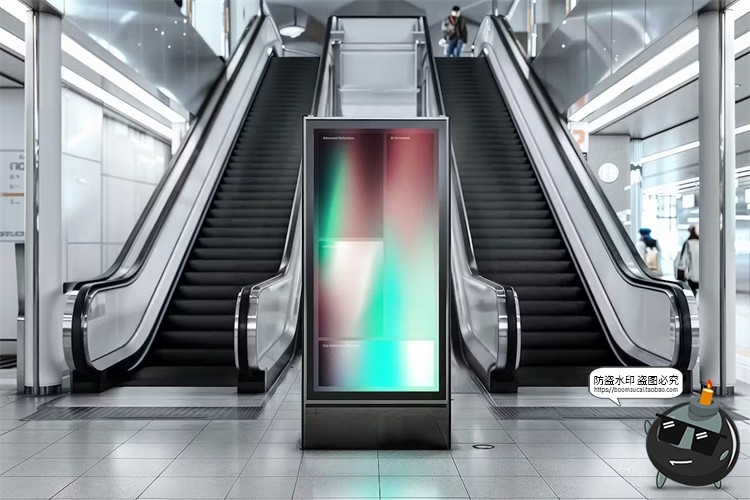 图片[15]-城市户外灯箱广告牌高铁地铁站海报街拍场景展示效果样机PSD素材-设计猿