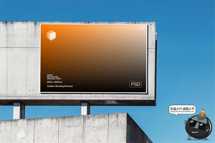 图片[17]-城市户外灯箱广告牌高铁地铁站海报街拍场景展示效果样机PSD素材-设计猿