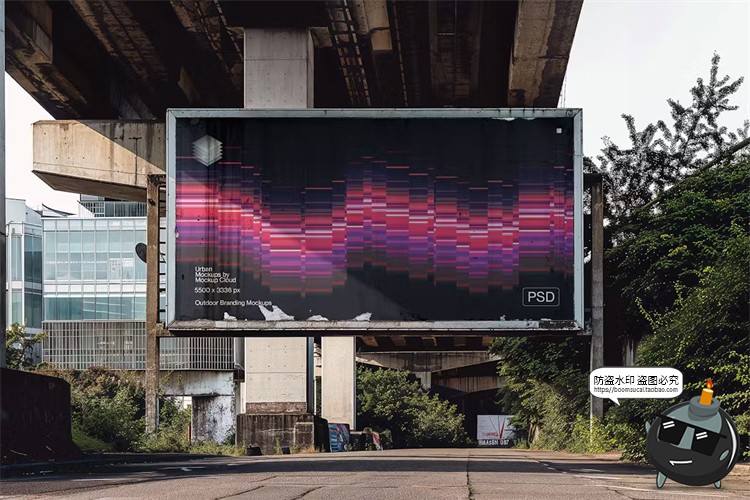 图片[19]-城市户外灯箱广告牌高铁地铁站海报街拍场景展示效果样机PSD素材-设计猿