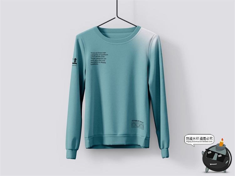 图片[26]-潮流机能潮牌T恤连帽运动卫衣服装外套展示效果图PSD模板样机素材-设计猿