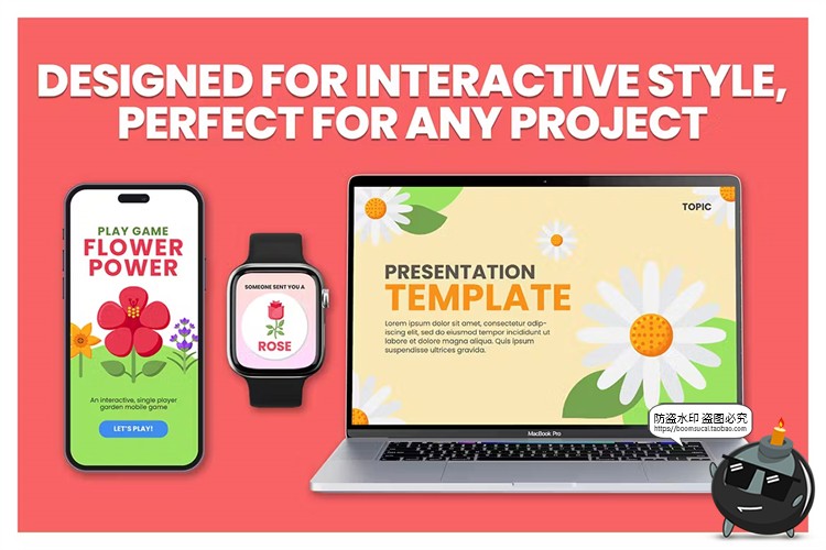 扁平卡通鲜花花朵花卉花蕊植物拟物icon图标Ai矢量PNG免抠svg素材-设计猿