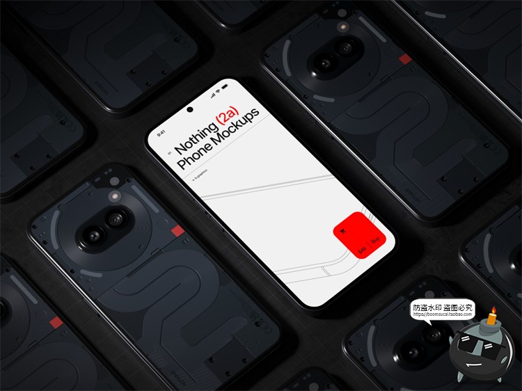 图片[3]-智能手机屏幕演示App应用ui界面作品案例贴图效果样机PSD模板素材-设计猿