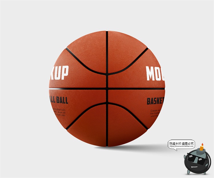 图片[3]-篮球模型品牌logo标识图案花纹智能贴图PSD模板PS样机效果图素材-设计猿