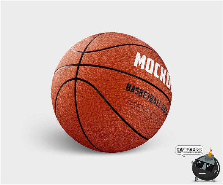 图片[4]-篮球模型品牌logo标识图案花纹智能贴图PSD模板PS样机效果图素材-设计猿
