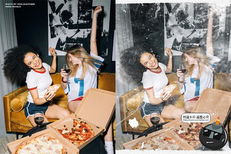 图片[7]-潮流街头复古做旧褶皱折痕磨损灰尘颗粒仿古背景底纹JPG图片素材-设计猿