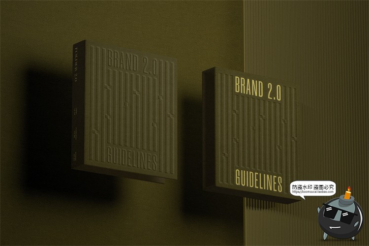 图片[7]-侘寂优雅质感品牌VI应用文具作品展示效果图样机PSD模板文创素材-设计猿